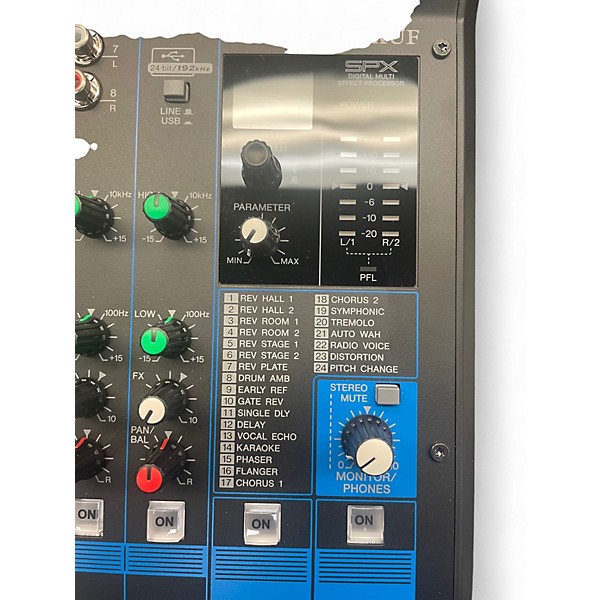 Used Yamaha MG10XUF Unpowered Mixer