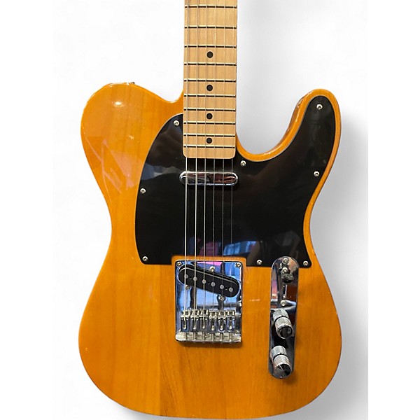Used Squier Affinity Telecaster Natural Solid Body Electric Guitar