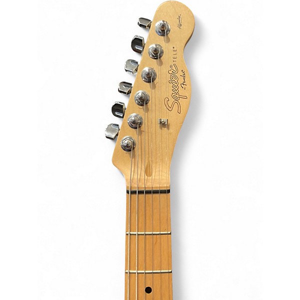 Used Squier Affinity Telecaster Natural Solid Body Electric Guitar