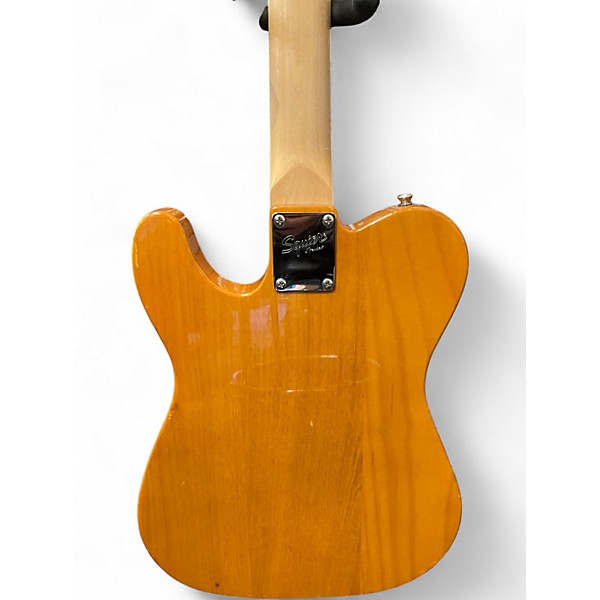 Used Squier Affinity Telecaster Natural Solid Body Electric Guitar
