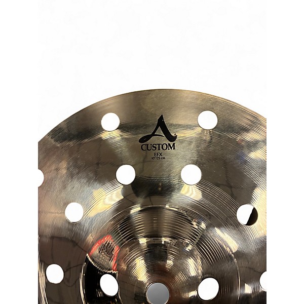 Used Zildjian 10in A Custom EFX Splash Cymbal