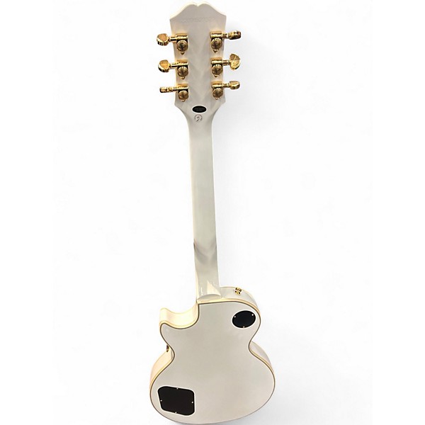 Used 2023 Epiphone Les Paul Custom Alpine White Solid Body Electric Guitar