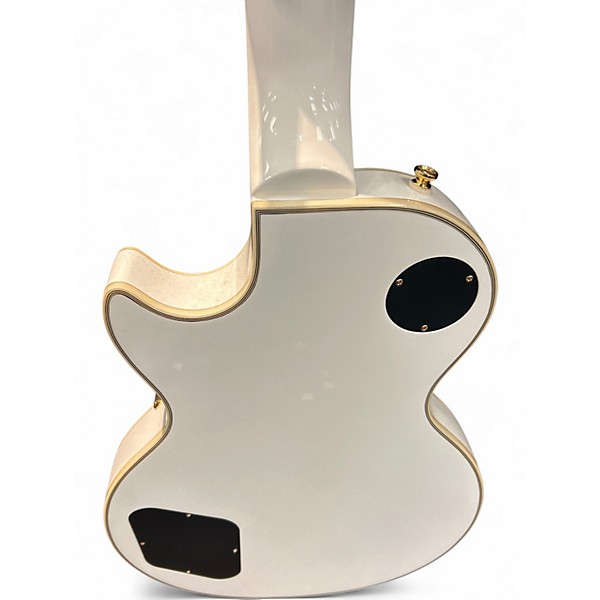 Used 2023 Epiphone Les Paul Custom Alpine White Solid Body Electric Guitar