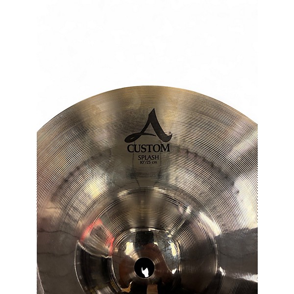 Used Zildjian 10in A Custom Splash Cymbal