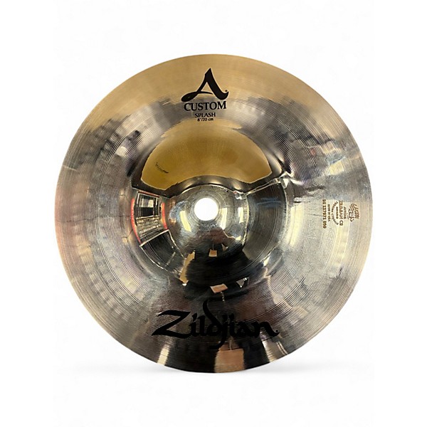 Used Zildjian 8in A Custom Splash Cymbal