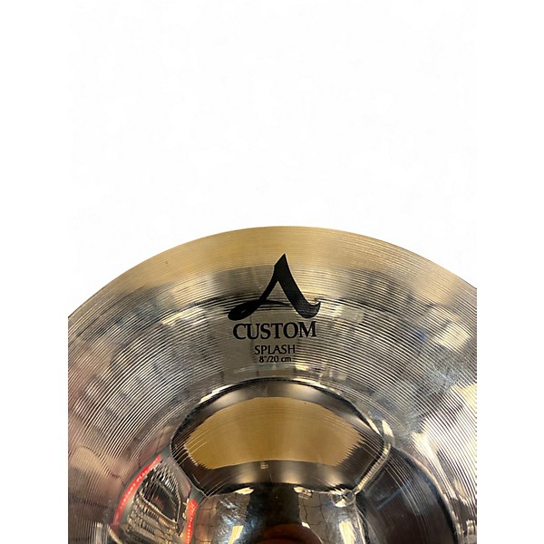 Used Zildjian 8in A Custom Splash Cymbal