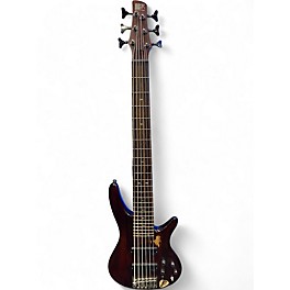 Used Ibanez SR506 6 String Walnut Electric Bass Guitar