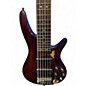 Used Ibanez SR506 6 String Walnut Electric Bass Guitar