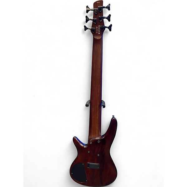 Used Ibanez SR506 6 String Walnut Electric Bass Guitar