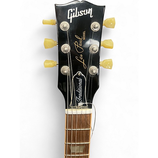 Used Gibson Les Paul Traditional Ebony Solid Body Electric Guitar