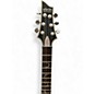 Used 2019 Schecter Guitar Research Damien Platinum Black and Gold Solid Body Electric Guitar