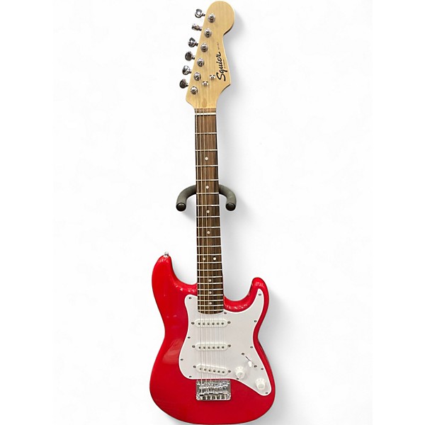 Used 2025 Squier Mini Affinity Stratocaster RED Electric Guitar