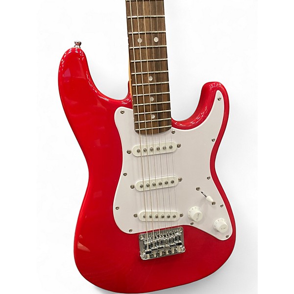 Used 2025 Squier Mini Affinity Stratocaster RED Electric Guitar