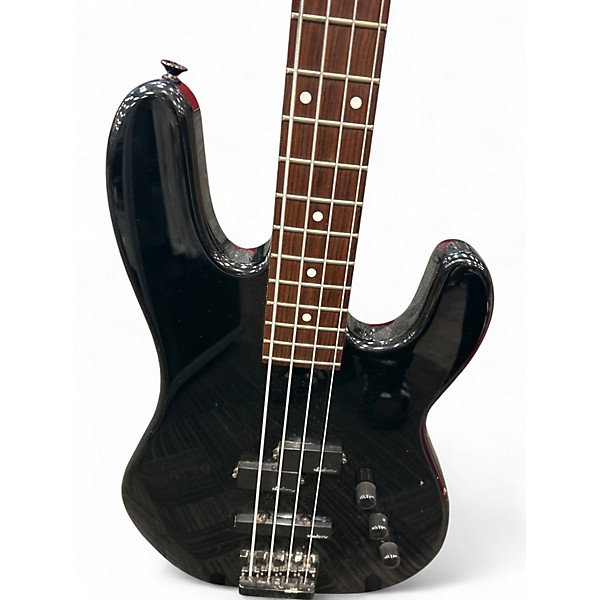 Used 1986 Charvel 2B Black Electric Bass Guitar