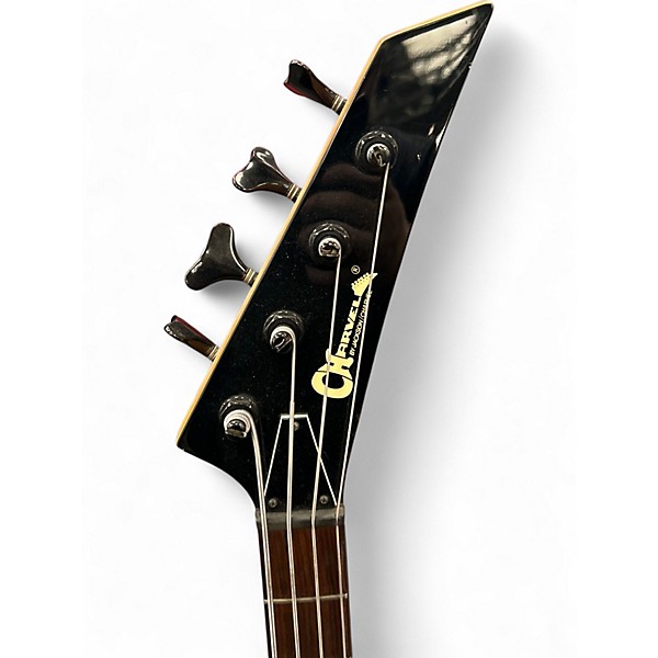 Used 1986 Charvel 2B Black Electric Bass Guitar