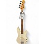 Used Squier Precision Bass White Electric Bass Guitar thumbnail