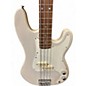 Used Squier Precision Bass White Electric Bass Guitar