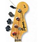 Used Squier Precision Bass White Electric Bass Guitar