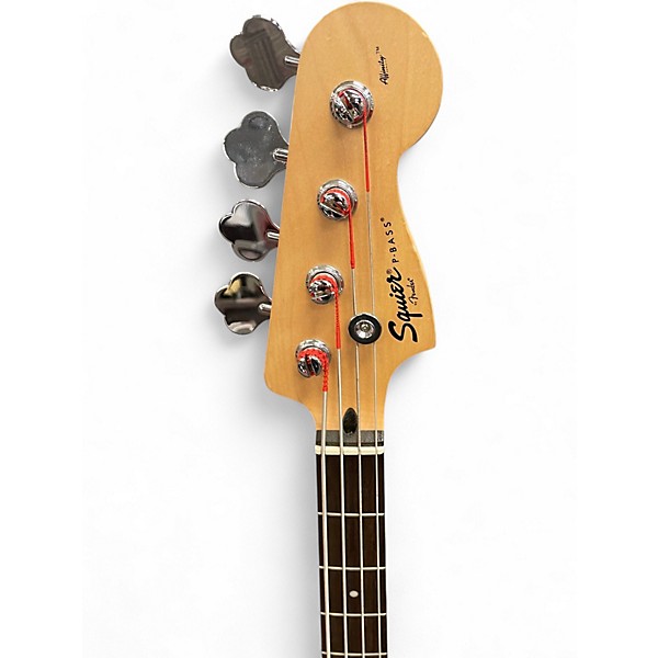 Used Squier Affinity Precision Bass Black Electric Bass Guitar