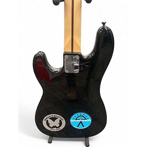 Used Squier Affinity Precision Bass Black Electric Bass Guitar