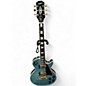 Used Epiphone Les Paul Custom Quilt Guitar Center-Exclusive Ocean Blue Solid Body Electric Guitar thumbnail