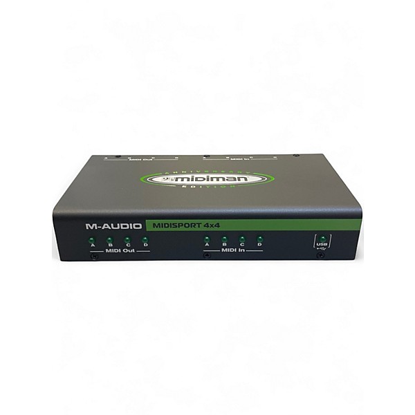 Used M-Audio midisport 4x4 Audio Interface