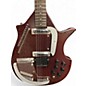 Used Rogue Electric Sitar Guitar Red Solid Body Electric Guitar