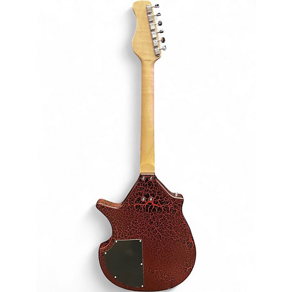 Used Rogue Electric Sitar Guitar Red Solid Body Electric Guitar