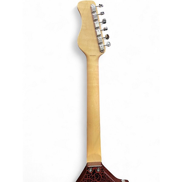 Used Rogue Electric Sitar Guitar Red Solid Body Electric Guitar