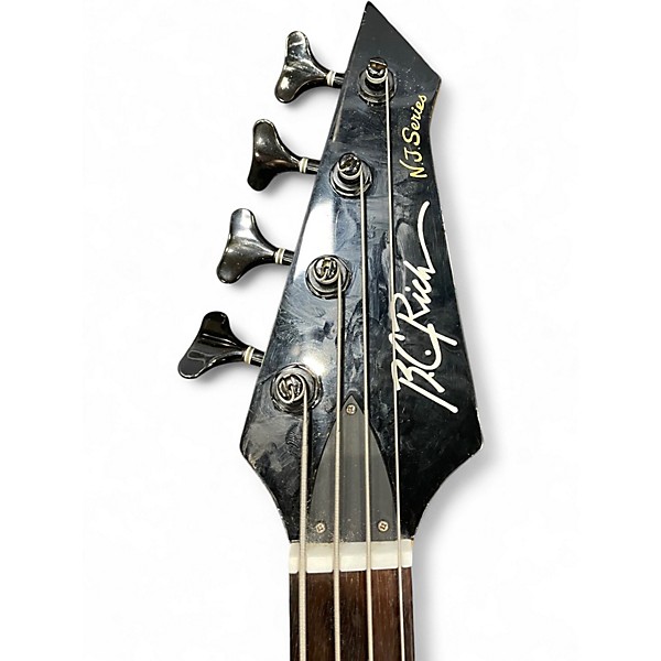 Used B.C. Rich NJ Series PJ Red Sparkle Electric Bass Guitar