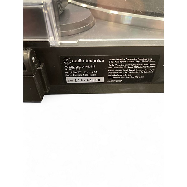 Used Audio-Technica at-lp60xbt Turntable