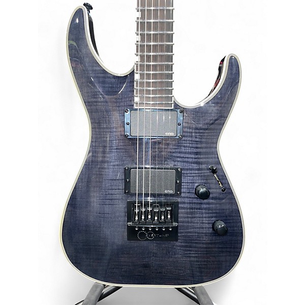 Used ESP LTD MH-1000ET Trans Gray Solid Body Electric Guitar
