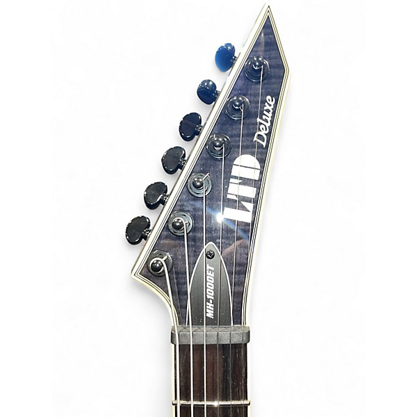 Used ESP LTD MH-1000ET Trans Gray Solid Body Electric Guitar