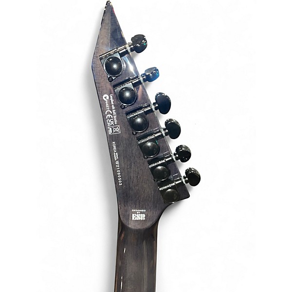 Used ESP LTD MH-1000ET Trans Gray Solid Body Electric Guitar