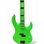 Used Dean Custom Zone 4-String Neon Green Electric Bass Guitar
