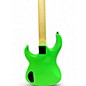 Used Dean Custom Zone 4-String Neon Green Electric Bass Guitar
