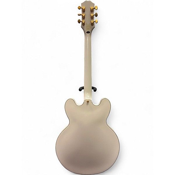 Used Epiphone Emily Wolfe Sheraton White Wolfe Hollow Body Electric Guitar