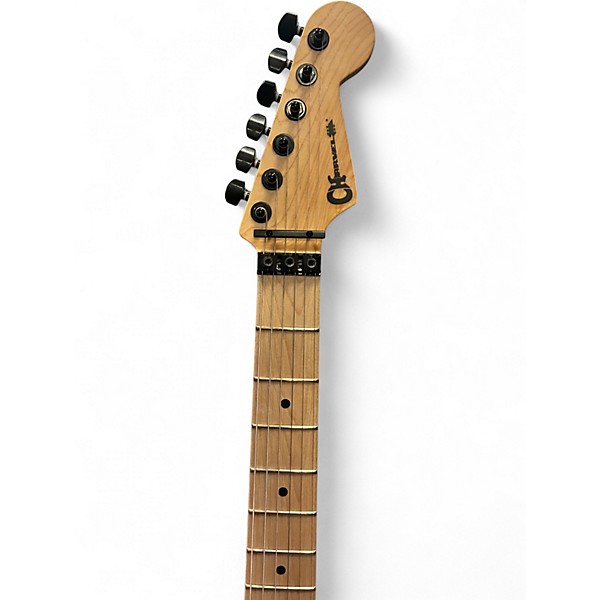 Used Charvel Pro-Mod San Dimas Style 1 HH FR Black Solid Body Electric Guitar