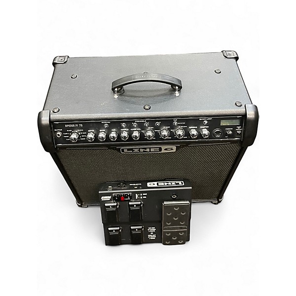 Used Line 6 Spider IV 75W 1x12 Guitar Combo Amp