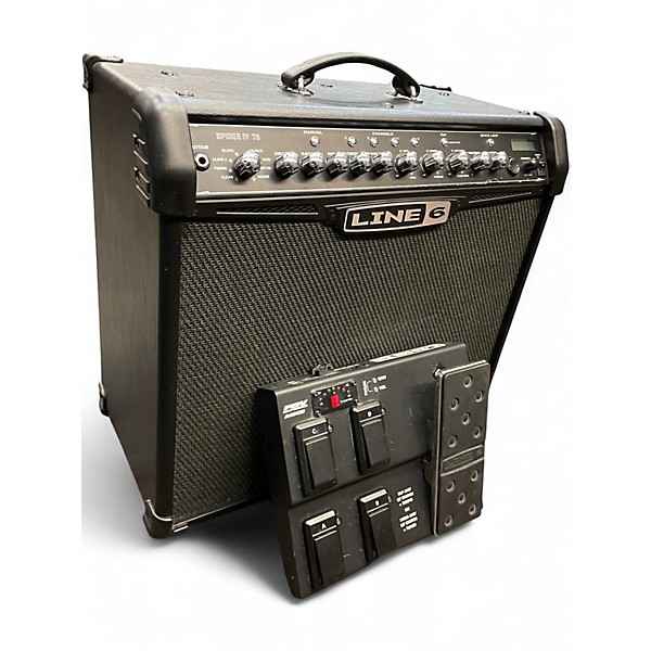 Used Line 6 Spider IV 75W 1x12 Guitar Combo Amp