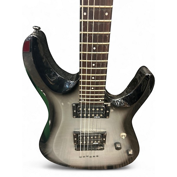 Used Schecter Guitar Research CE C-6 SILVER BURST Solid Body Electric Guitar
