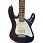 Used Burswood S TYPE Purple Solid Body Electric Guitar