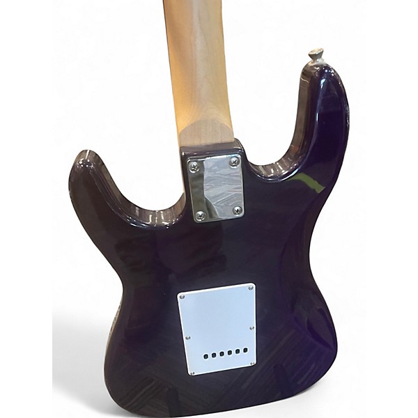 Used Burswood S TYPE Purple Solid Body Electric Guitar