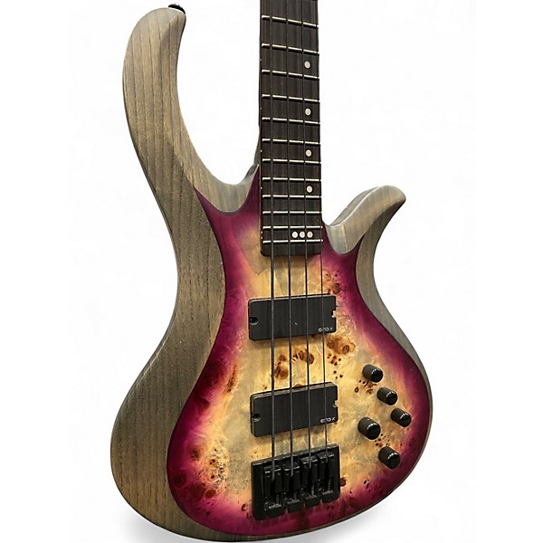 Used Schecter Guitar Research Riot 4 String BURST Electric Bass Guitar