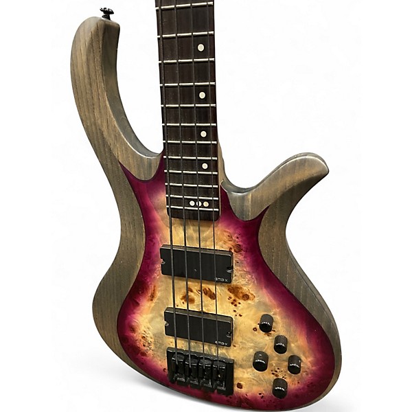 Used Schecter Guitar Research Riot 4 String BURST Electric Bass Guitar