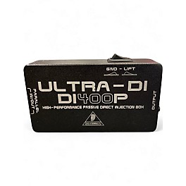 Used Behringer Ultra-DI DI400p Passive Direct Box Power Amp