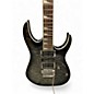Used Ibanez RG4EXQM1 Trans Black Solid Body Electric Guitar