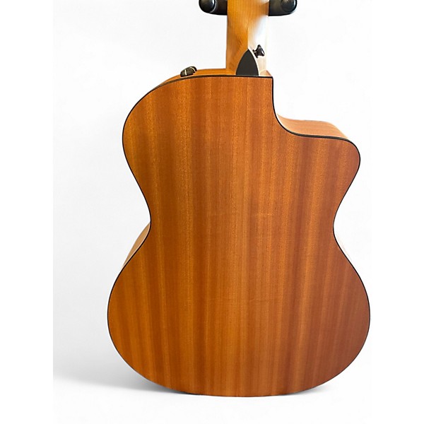 Used Taylor 114CE Left Handed Natural Acoustic Electric Guitar