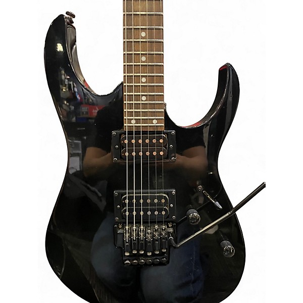Used Ibanez RG220B Black Solid Body Electric Guitar