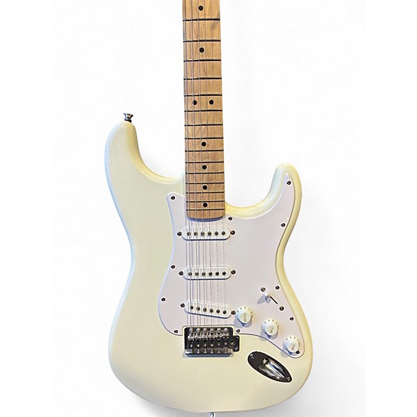 Used Squier Standard Stratocaster Olympic White Solid Body Electric Guitar